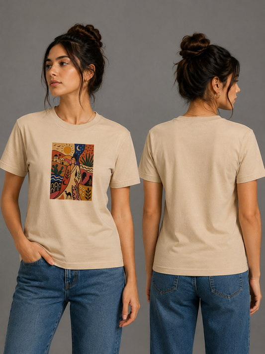 Beauti Girl Graphical T-shirt