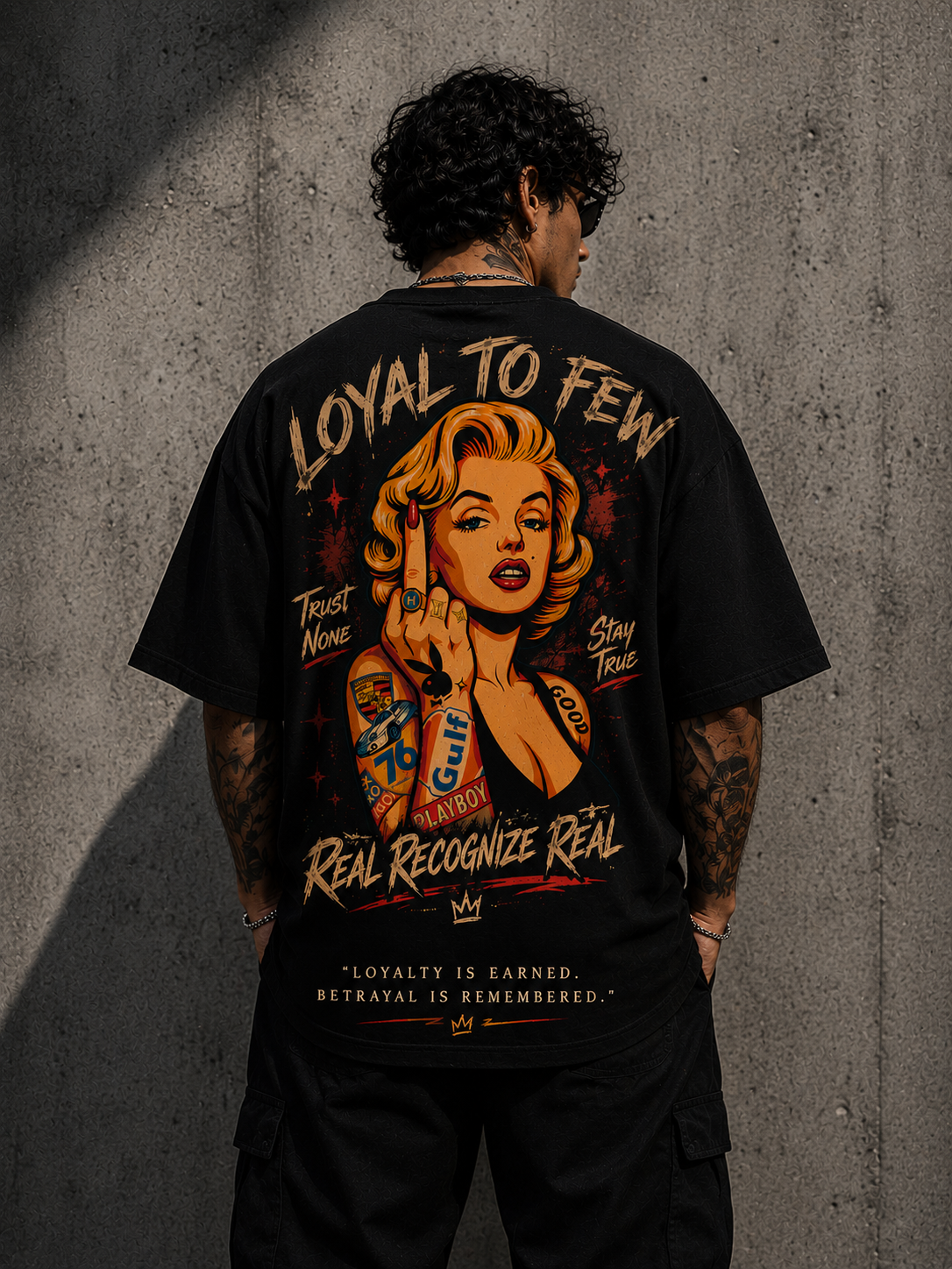 LOYAL TO FEW Streetwear Graphic Tee