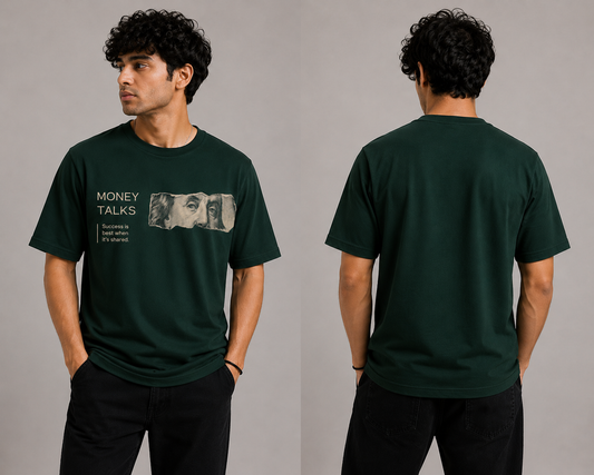 Money Talks Graphical T-shirt