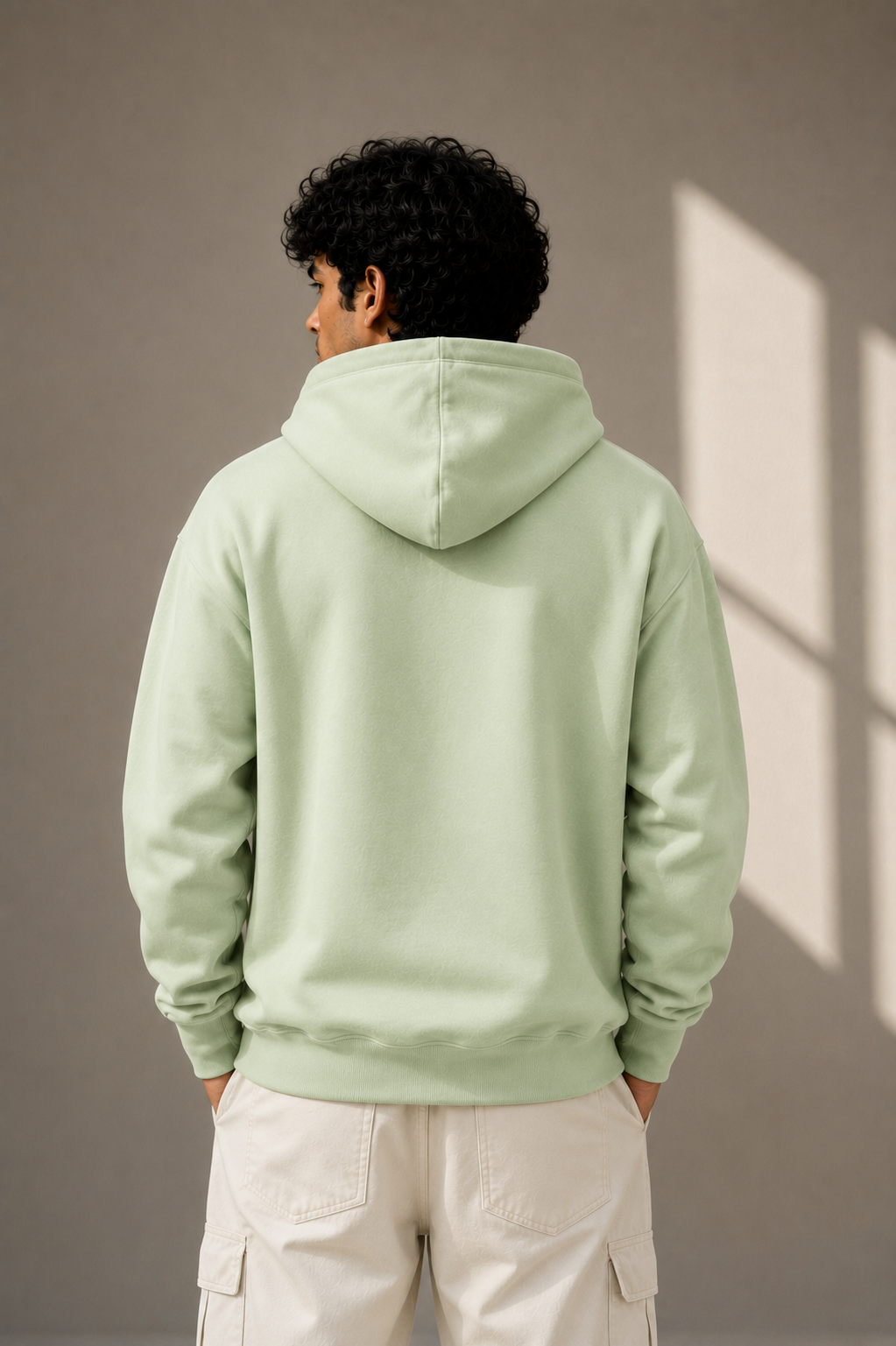Solid Pista Hoodie With Kangaroo Pocket